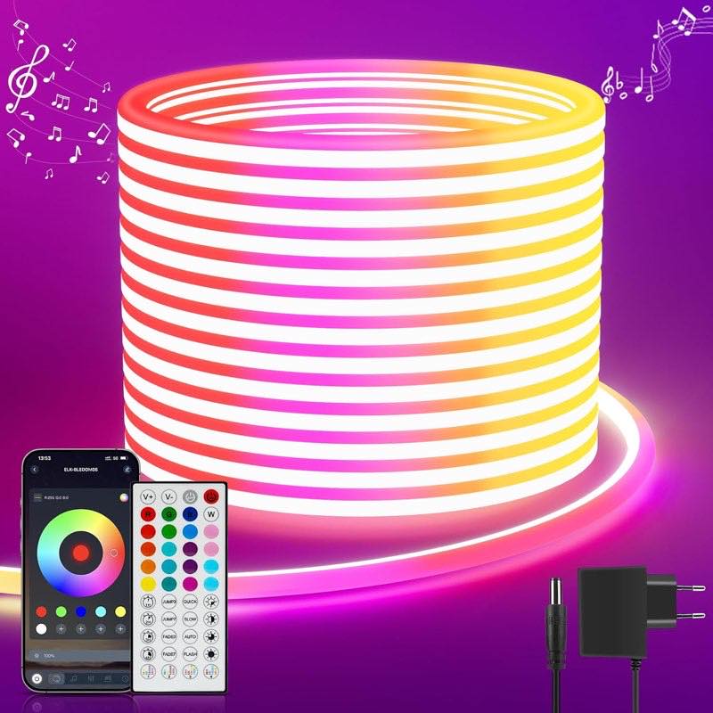 Realky 5 m RGB Neon-Leiste, 24 V