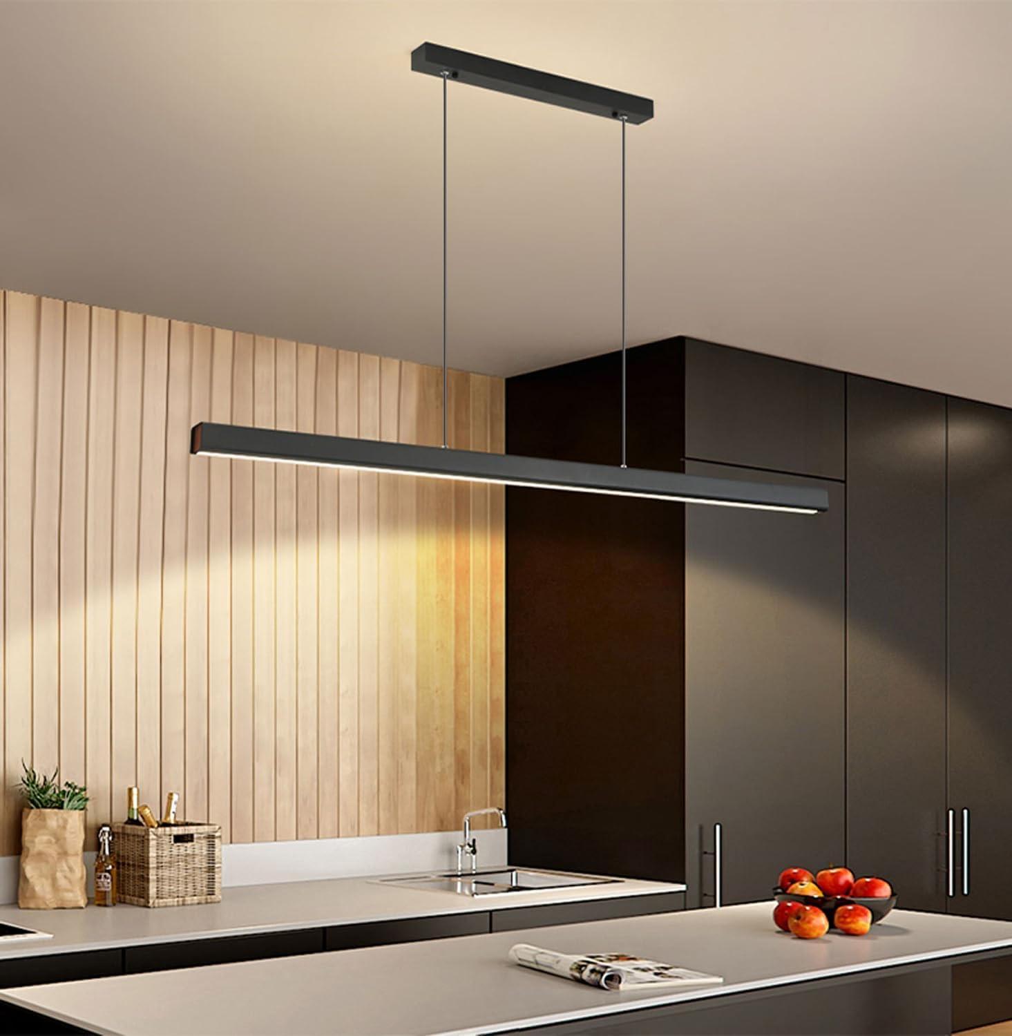 SENFAY Linearpendel 120 cm, 2200 lm, App, schwarz als Testsieger