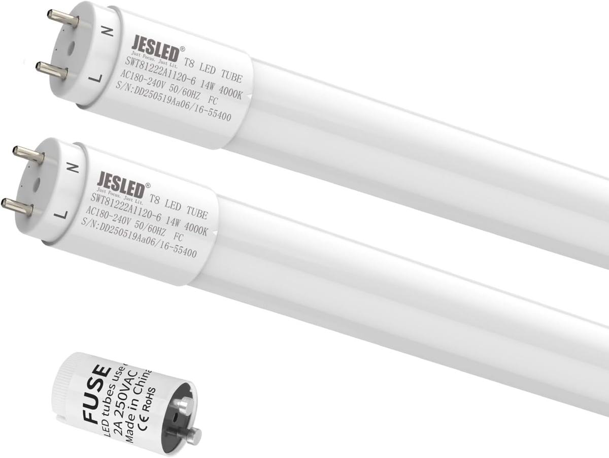 JESLED 2× 14 W 4000 K, Bullet IP65, mit LED-Starter