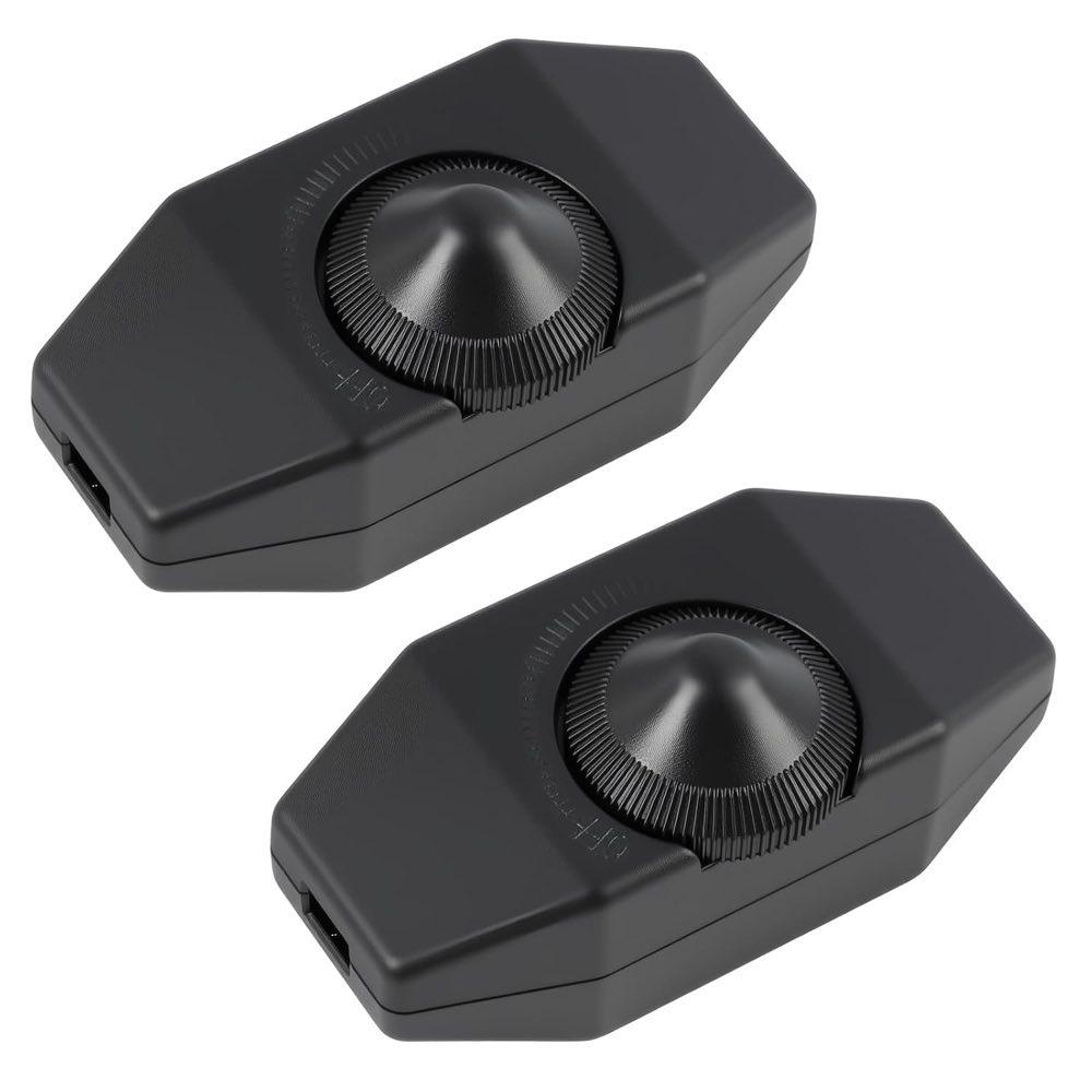 Yuleare LED-Schnurdimmer, 2er-Set