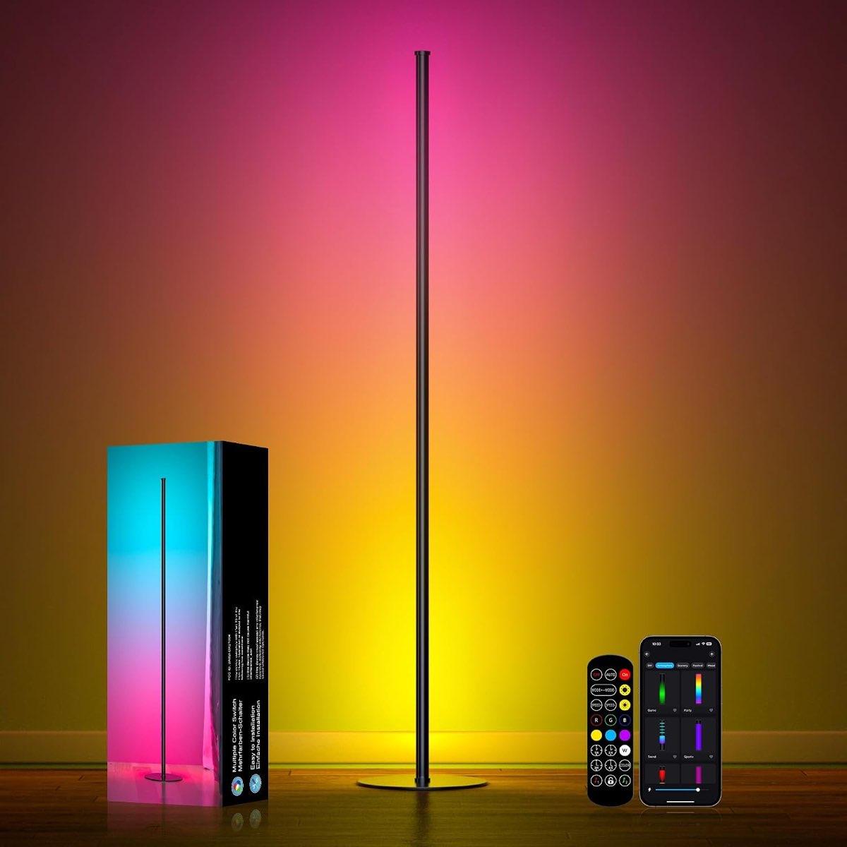Meewata Meewata RGB-Eckstehlampe