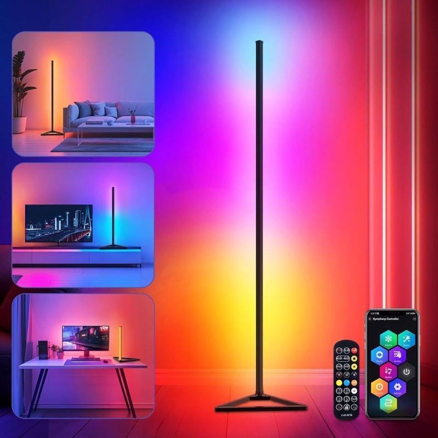 AmzFan AmzFan RGBIC-Eckstehlampe