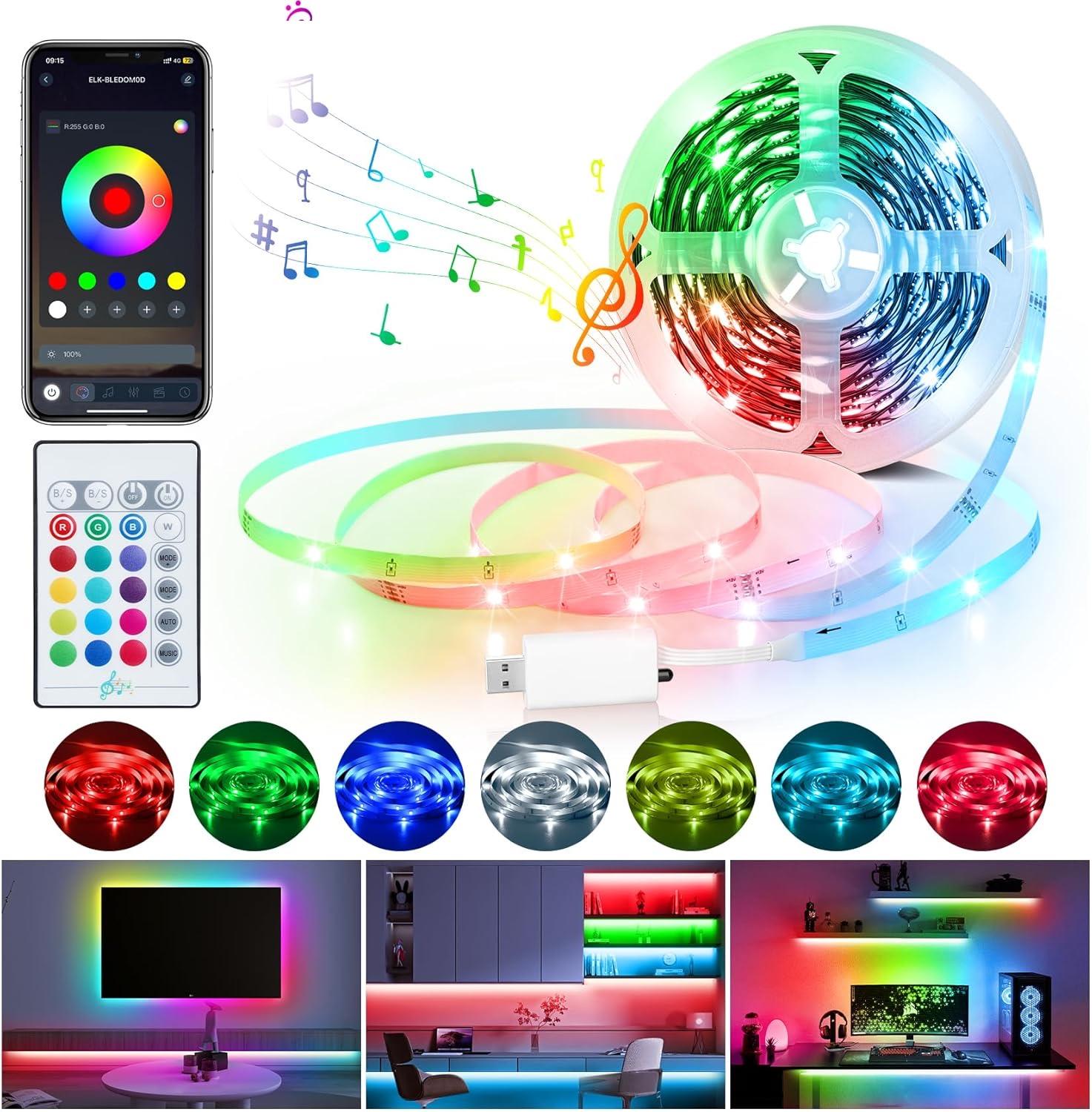 HUEMIHUI RGB LED-Streifen 10 m