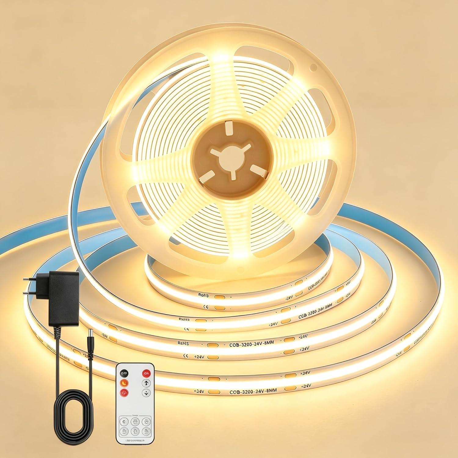 sylvwin COB LED-Streifen 10 m
