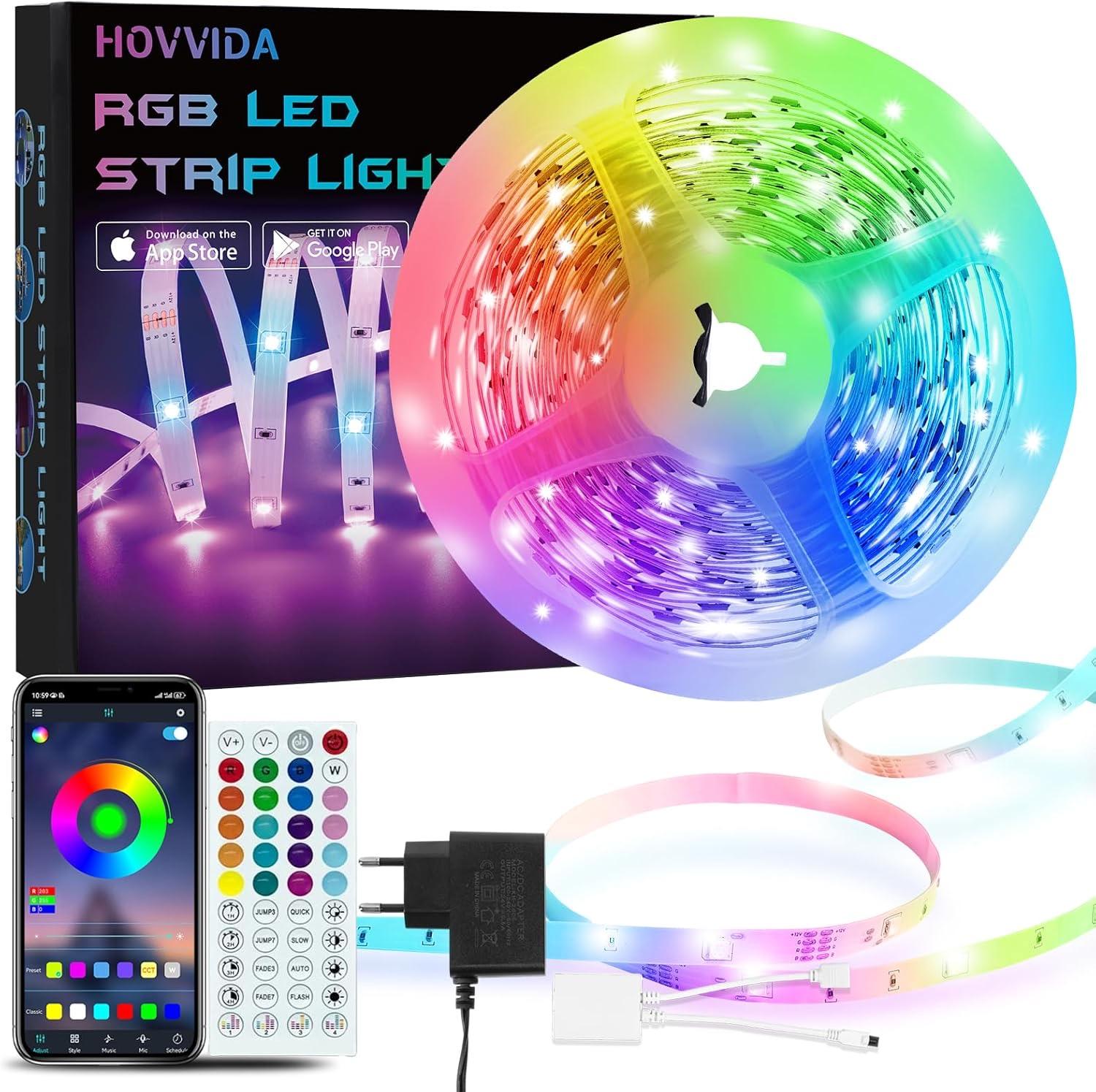 HOVVIDA HOVVIDA RGB-LED-Streifen 5 m