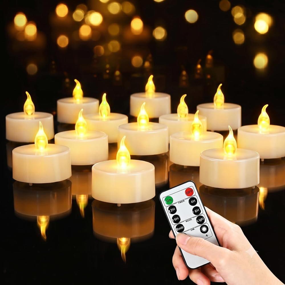 cimetech cimetech 24 LED-Teelichter mit Timer und Fernbedienung - Produktbild