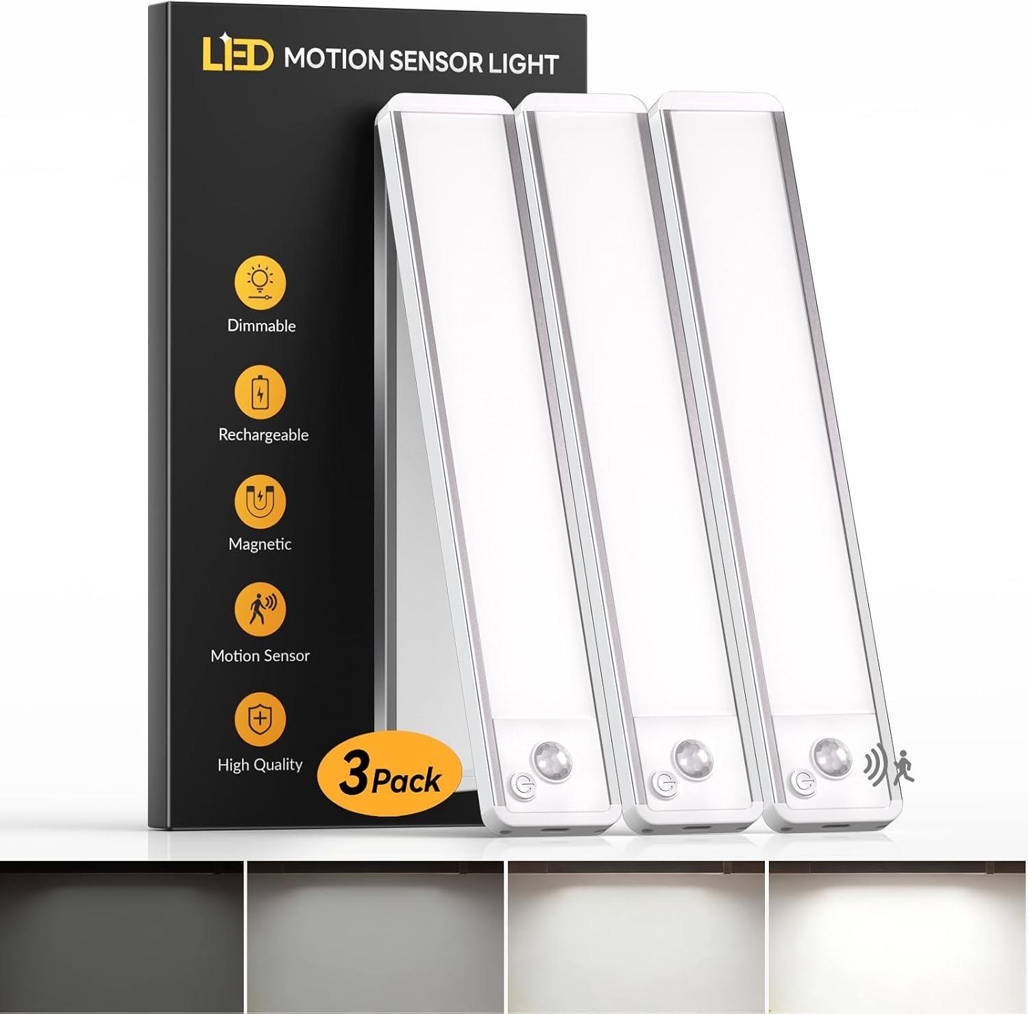 FILIYANO LED-Leiste, 3er-Set, 20 cm, Sensor, USB-C als Testsieger