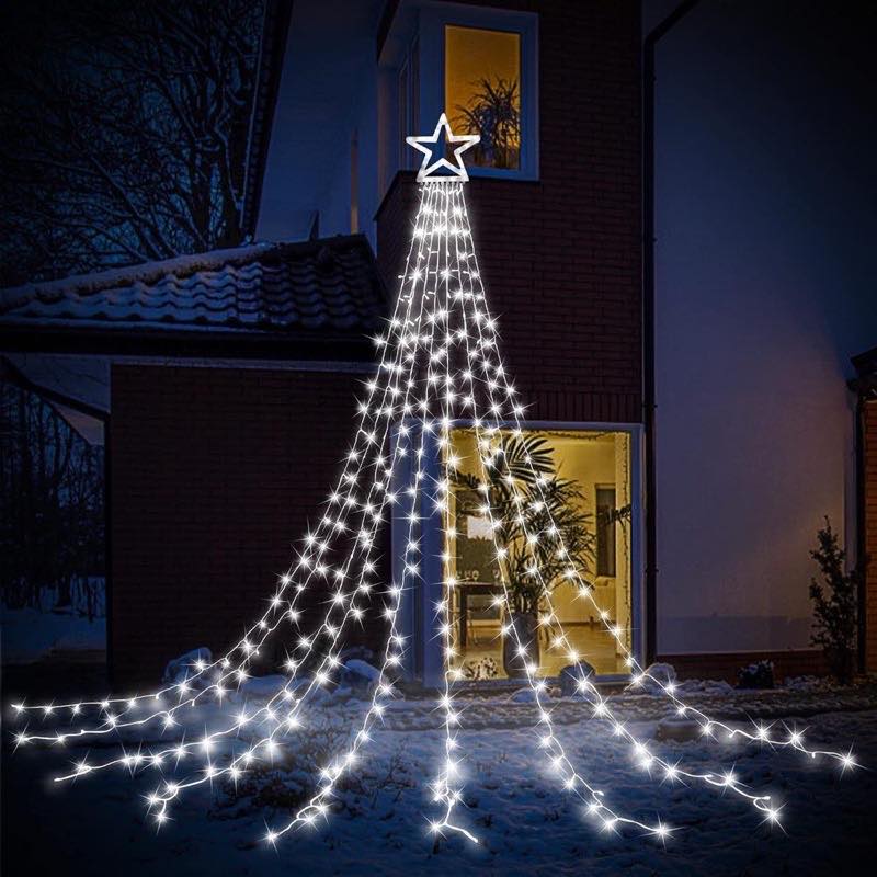 HOSPAOP HOSPAOP Mehrstrang-Lichterkette, 30,15 m, 320 LED