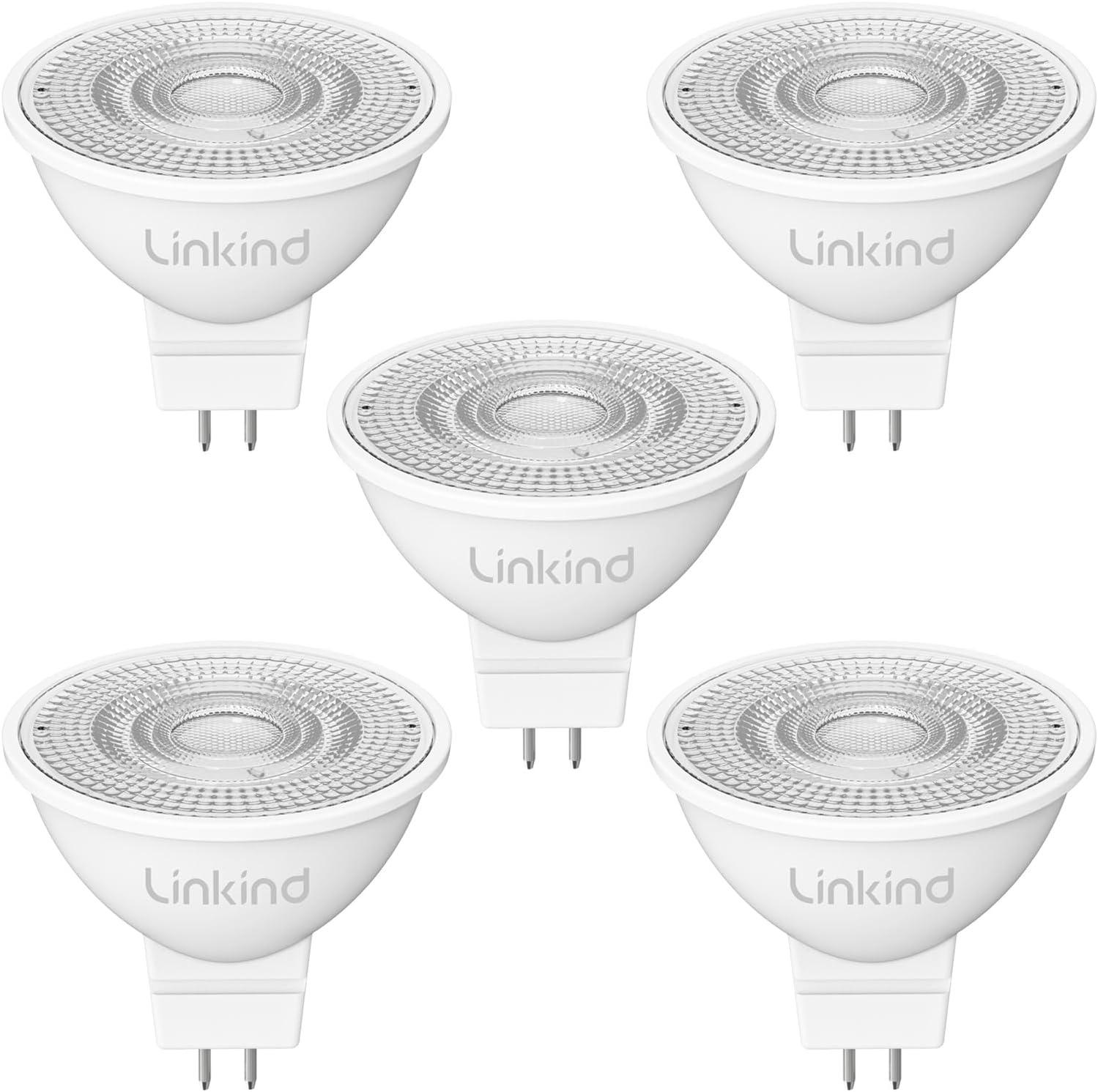 Linkind Linkind GU5.3, 3,4 W, 4000 K, 5er-Pack