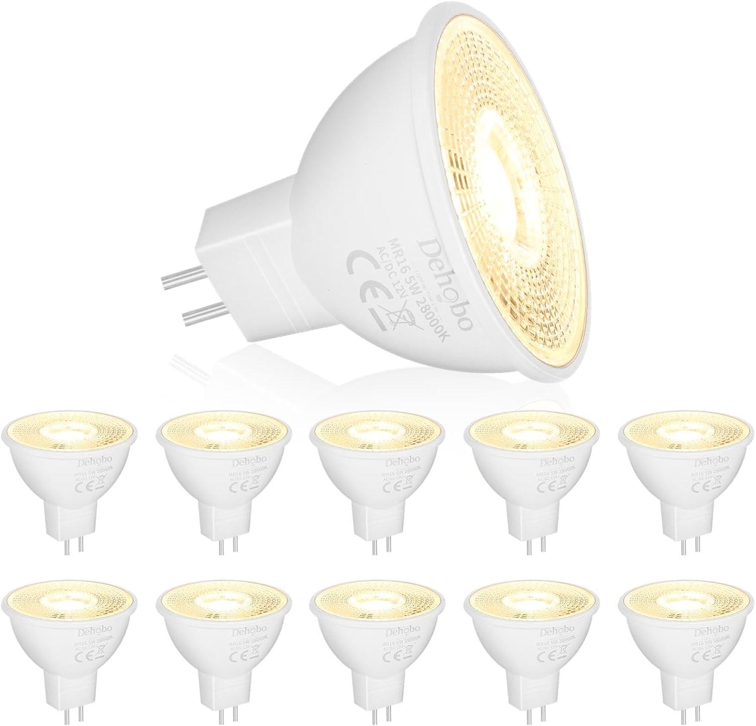 Dehobo Dehobo MR16 GU5.3, 5 W, 2800 K, 10er-Pack