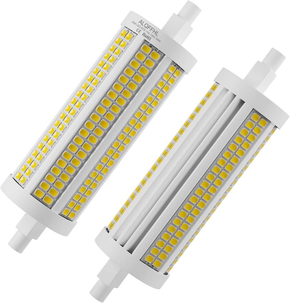 R7S LED 118 mm, 30 W, 3000 lm, 3000 K, dimmbar