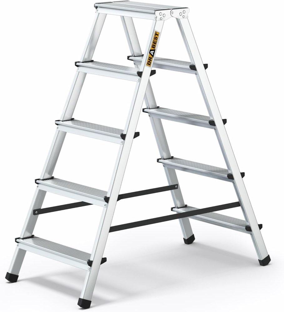 DRABEST Alu 2×5 Stufen beidseitig