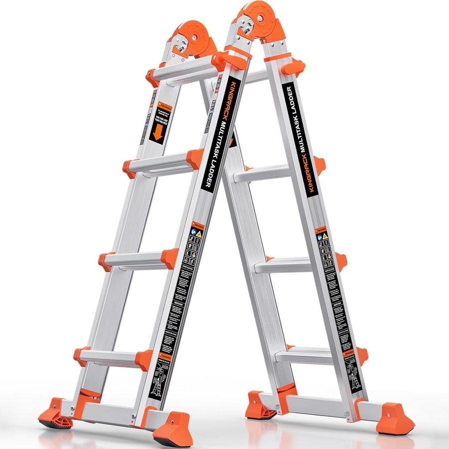 KINGRACK Teleskop-/Mehrzweckleiter 4,17 m