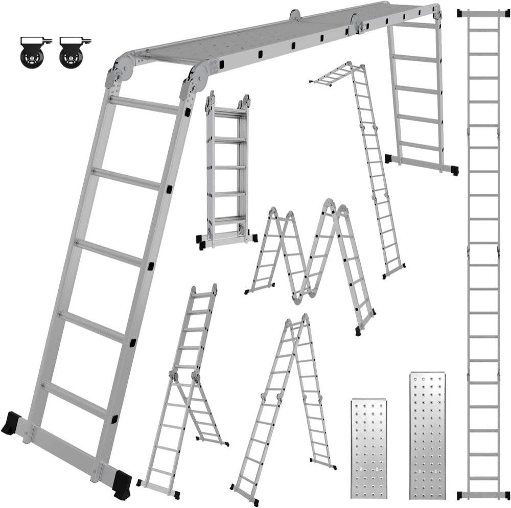 Ikodm Mehrzweckleiter 4×5 / 7-in-1