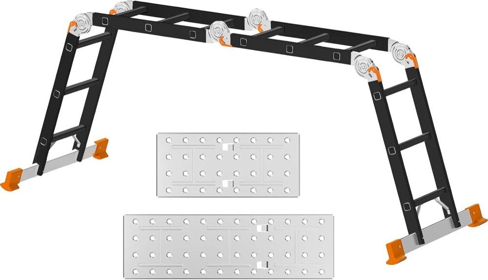 AMHANCIBLE Mehrzweckleiter 4×3 / ca. 3,4 m