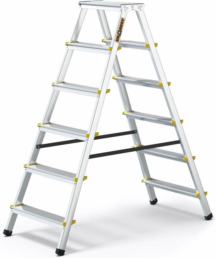 DRABEST PRO Klappleiter 2x8
