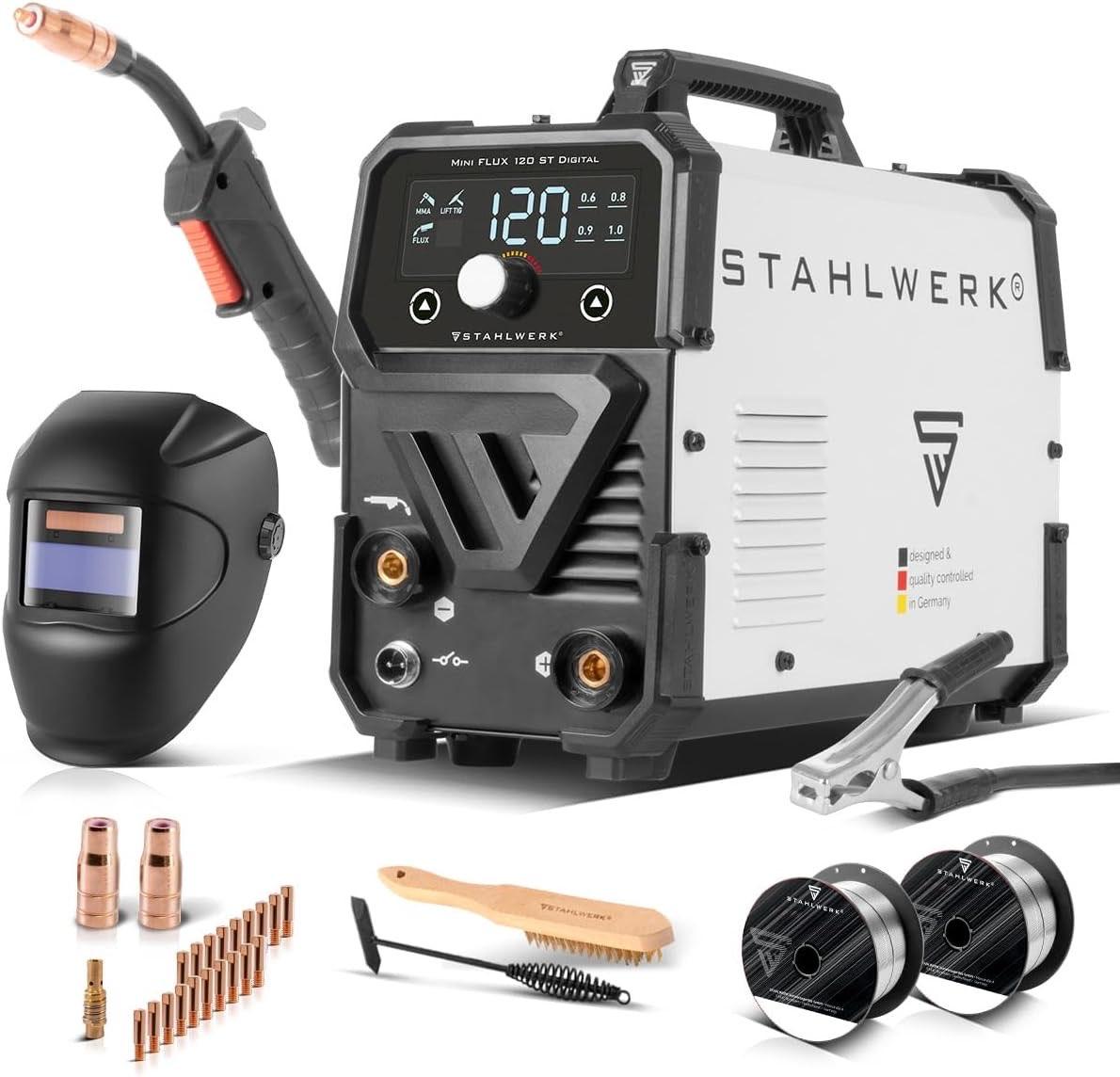 Fülldraht-Schweißgerät Produktbild – Testsieger STAHLWERK Mini FLUX 120 ST