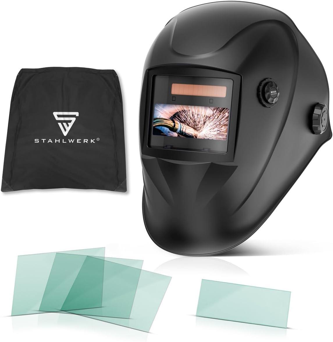 Schweißhelm Produktbild – Testsieger STAHLWERK Worker 3-in-1 True-Colour