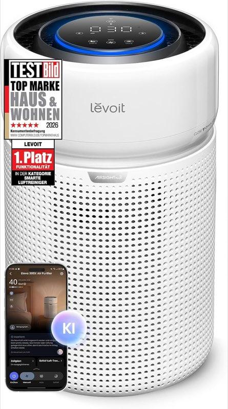 Levoit Eleva 300X Luftreiniger, CADR 273 m³/h, bis 56 m² im Titel