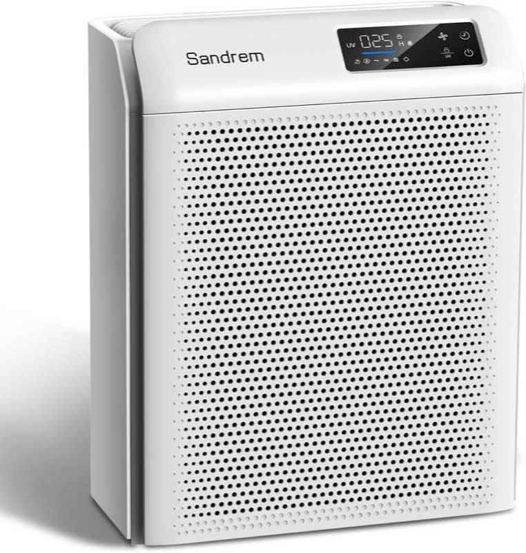 Sandrem Sandrem Ganymede mit H13-HEPA, Laser-Sensor und UV-C, CADR 300 m³/h