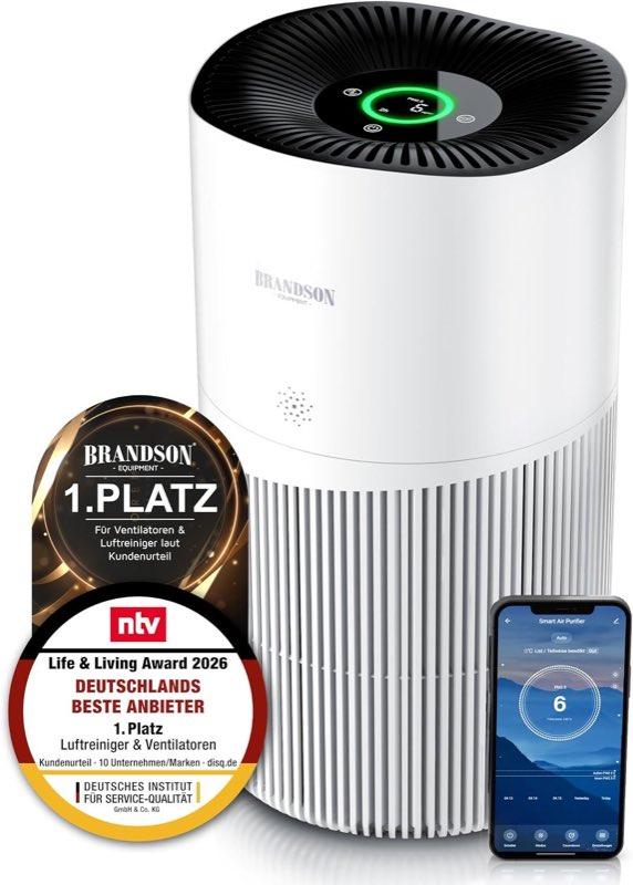 Brandson Brandson WLAN-Luftreiniger 90 m² - Produktbild