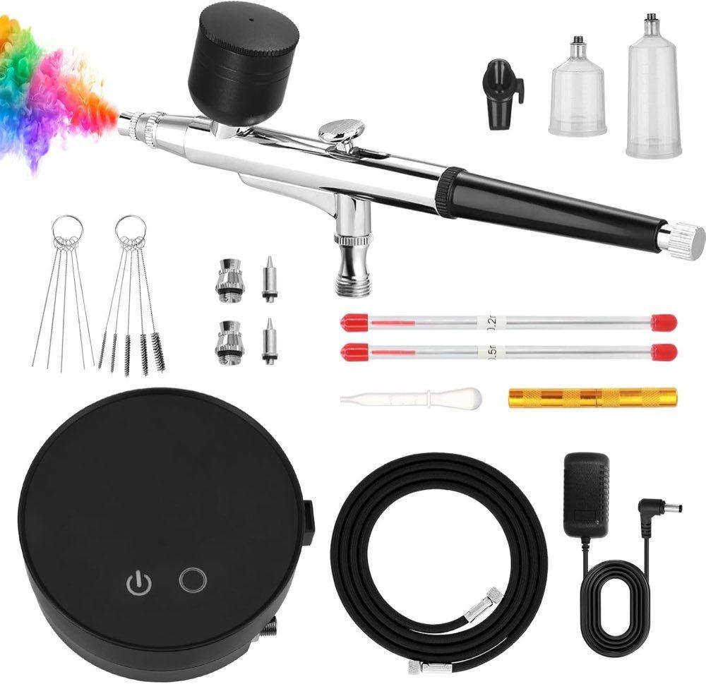 Ykall Airbrush-Set 28–46 PSI mit 3 Düsen