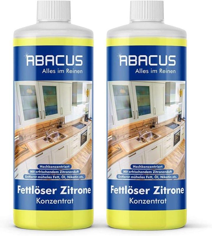 ABACUS Fettlöser Zitrone 2×1000 ml