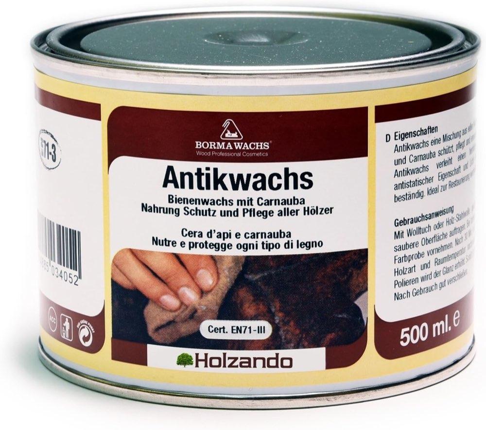 Borma Antikwachs 500 ml Nussbaum dunkel