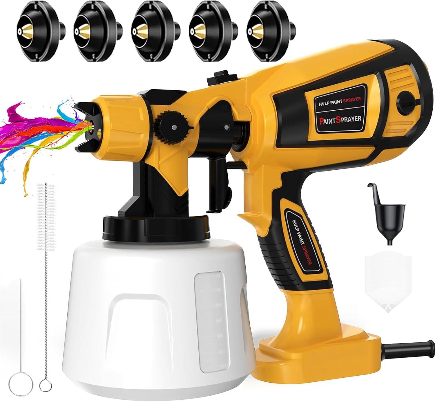 TOPALL HVLP 850 W, 1400 ml, 5 Düsen