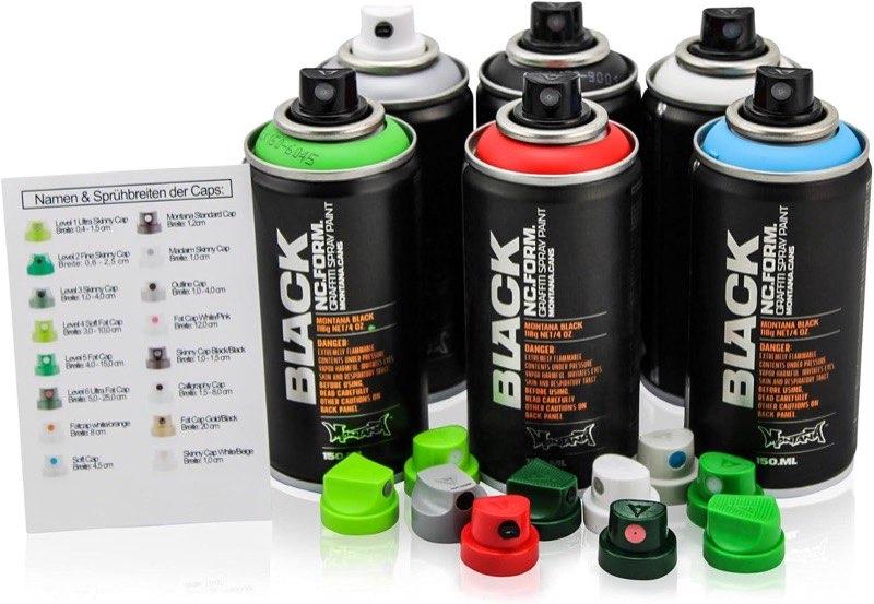 Montana Black Pocket 6×150 ml + 10 Caps