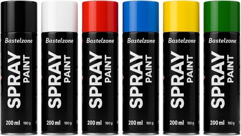 SÜDOR Sprayfarben-Set 6×200 ml Hochglanz