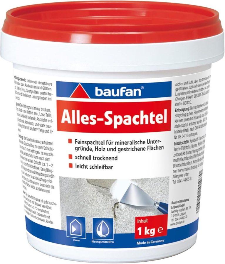 Baufan Alles-Spachtel Weiß 1 kg