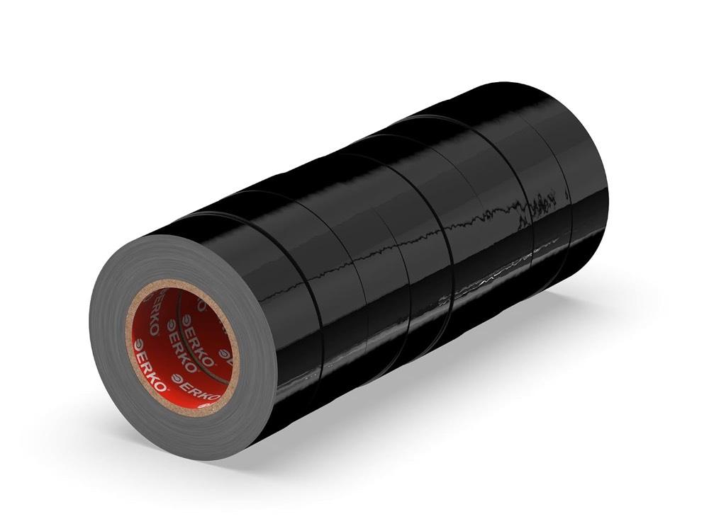 ERKO Isolierband Schwarz 8× 19 mm × 20 m