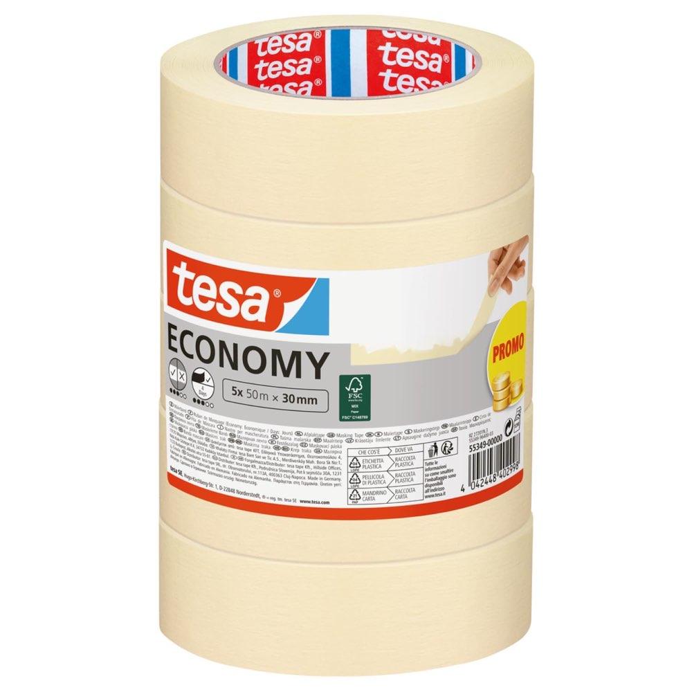 tesa Malerband ECONOMY 5×50 m × 30 mm