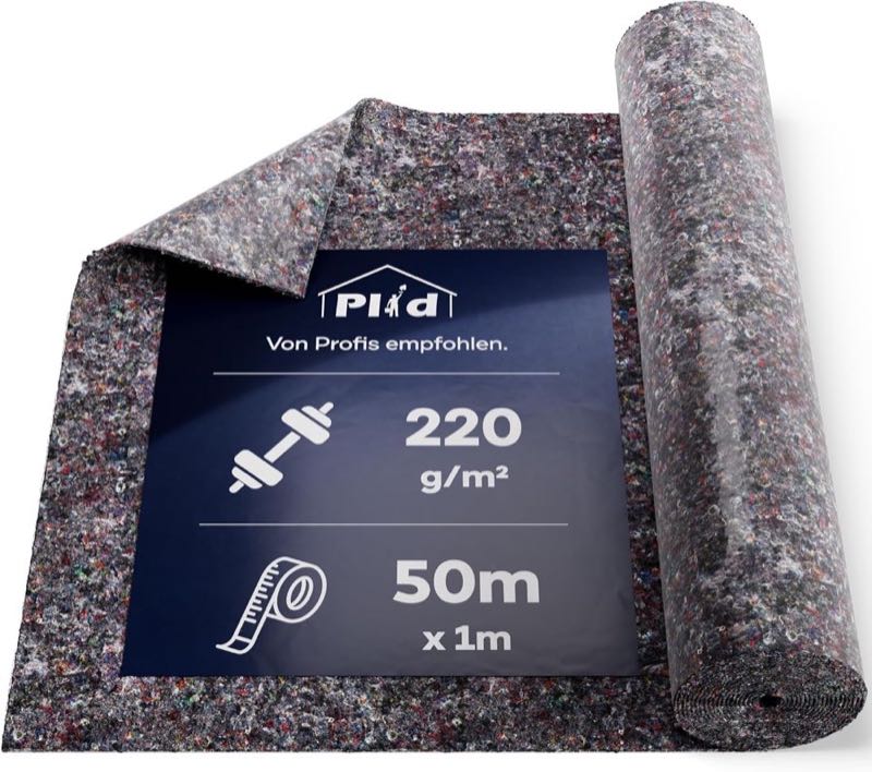 Plid Abdeckvlies 50 m × 1 m 220 g/m²