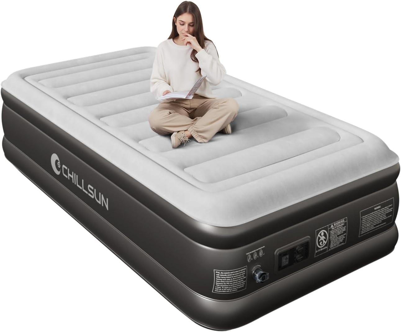 CHILLSUN Luftbett 1 Person 190×100×46 cm