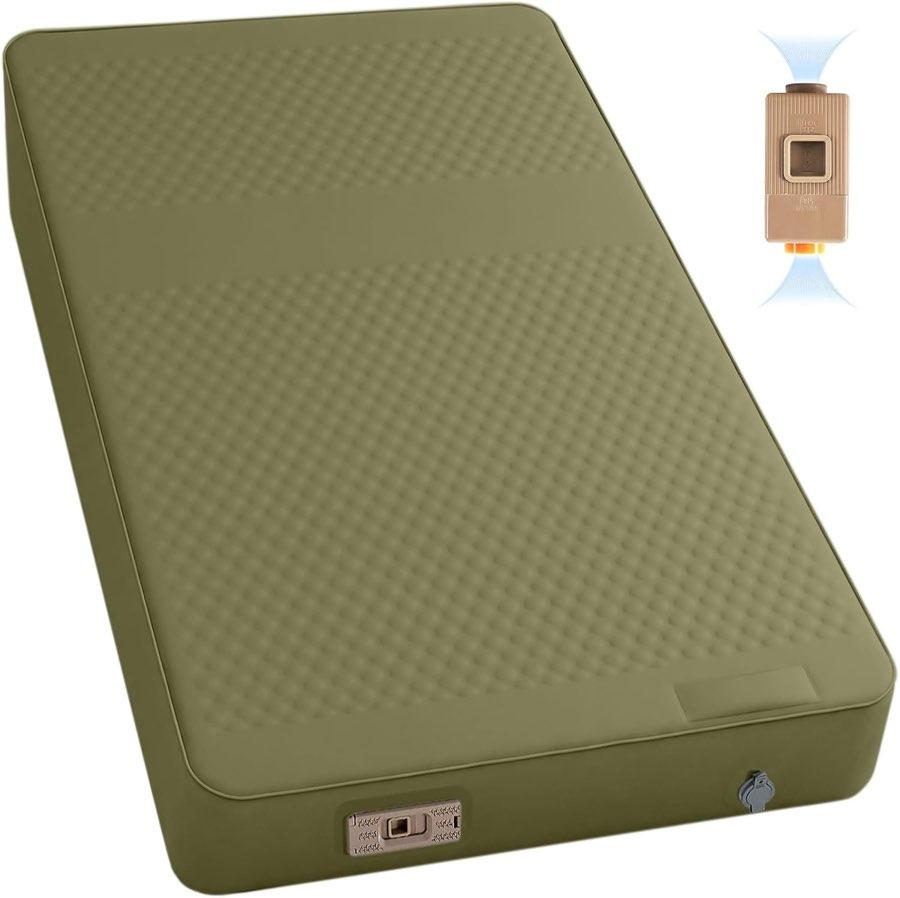 Ytaoeo Camping-Isomatte 136×200×10 cm Armeegrün