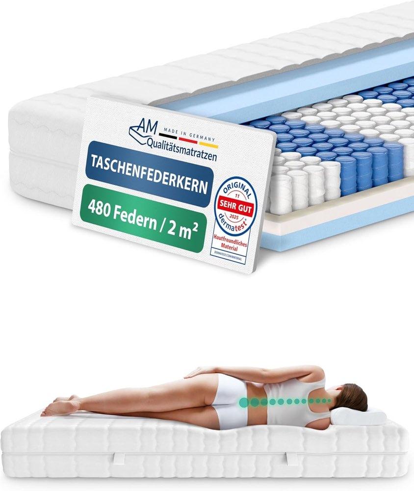 AM Taschenfederkern, 140×220 cm, H3, 20 cm