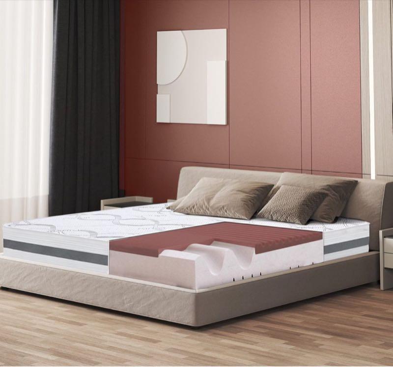 The White Stone Memory Foam-Matratze 200 x 200, Höhe 27 cm