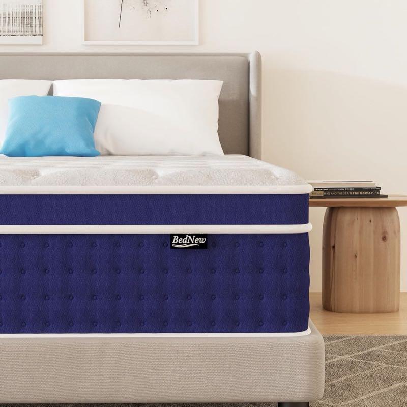 Bednew Hybrid-Matratze 200 x 200 cm, 30 cm, 7 Zonen