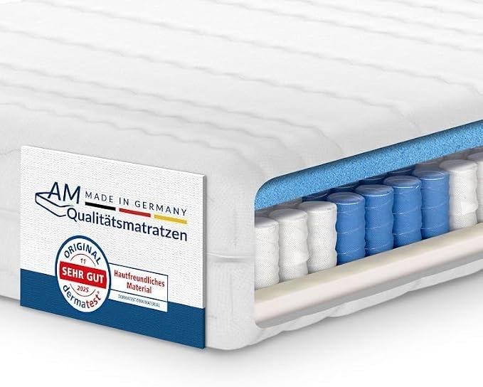 AM Qualitätsmatratzen 7-Zonen H3 100×200