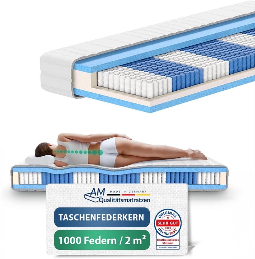 Testsieger: AM Tonnentaschenfederkern 90×200 H3