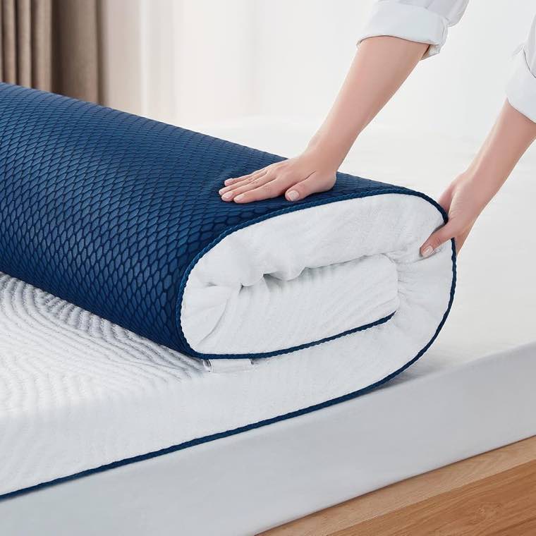 LINSY HOME Matratzentopper Gel Topper 180x200cm,7,5cm Höhe Topper aus Gel Memory Foam, H2/H3 Härte Gel Matratzentopper mit Waschbarer Tencel™-Bezug
