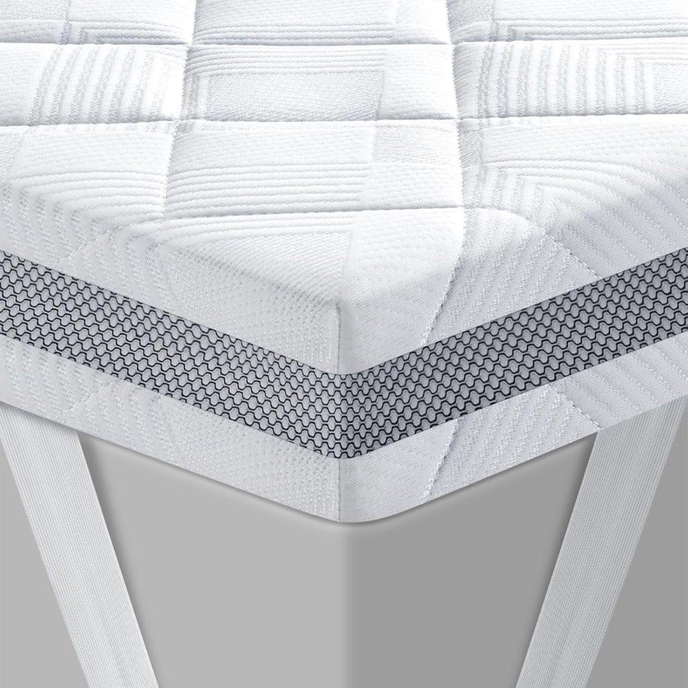 BedStory Gel Topper 180x200cm H3/H4 aus 10cm Höhe Kaltschaumkern