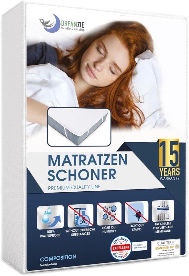 Dreamzie Matratzenschoner 120 × 200 cm, wasserdicht