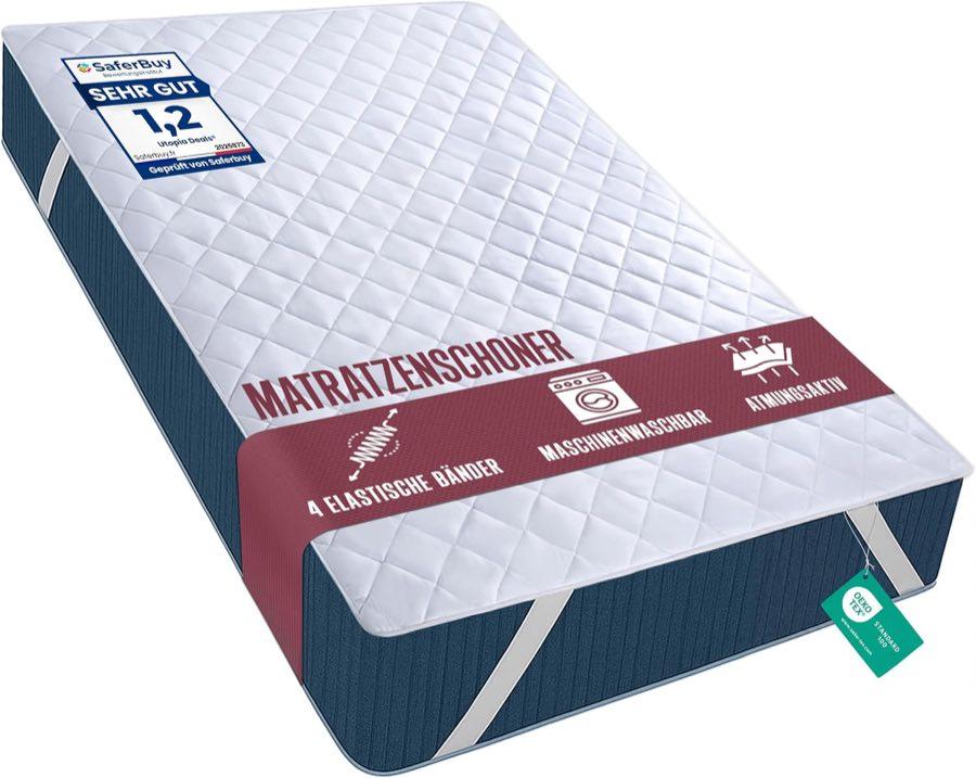 Utopia Bedding Matratzenschoner 140 × 200, gesteppt