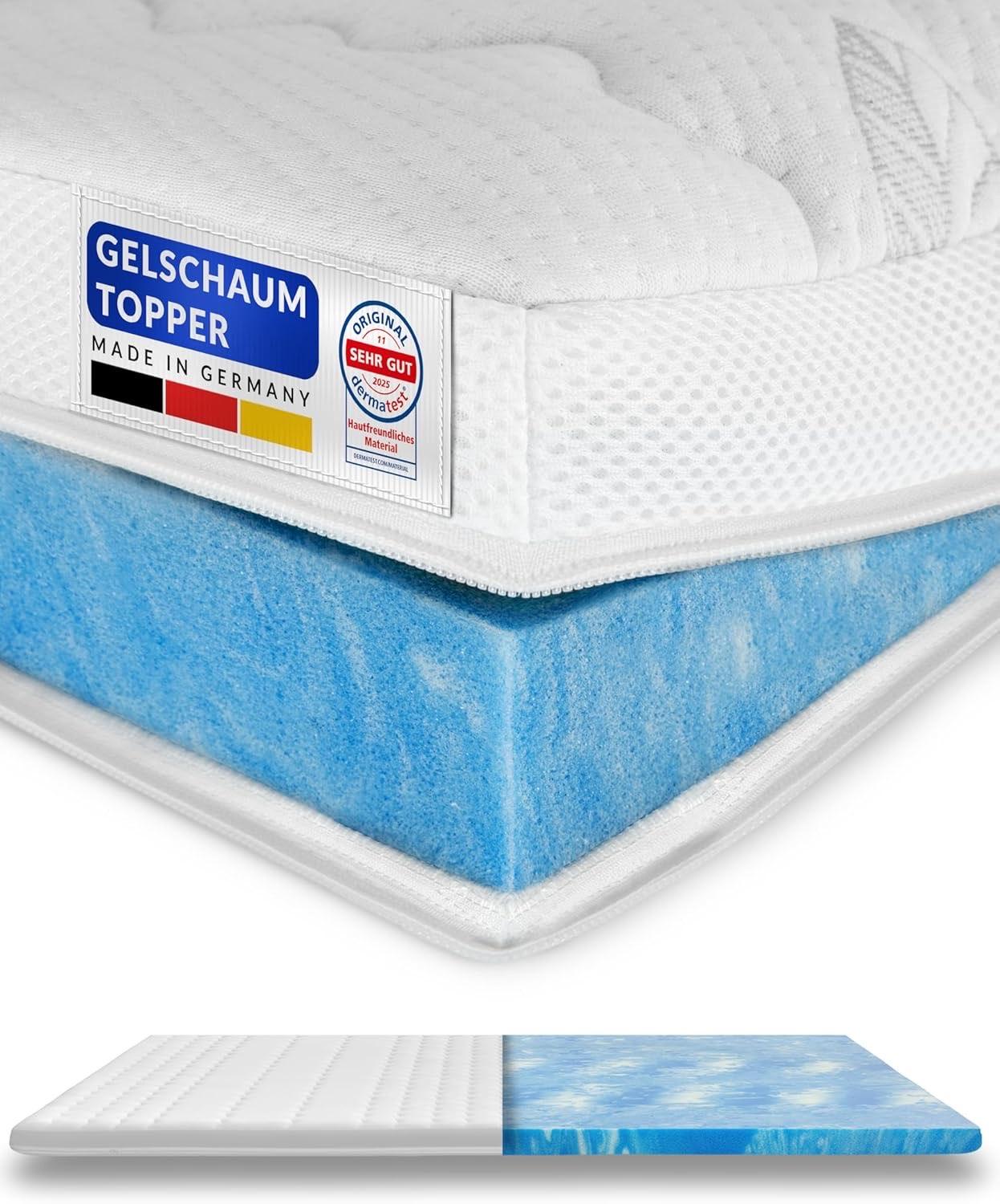Premium Gelschaum-Topper 100 × 200 cm, RG 50