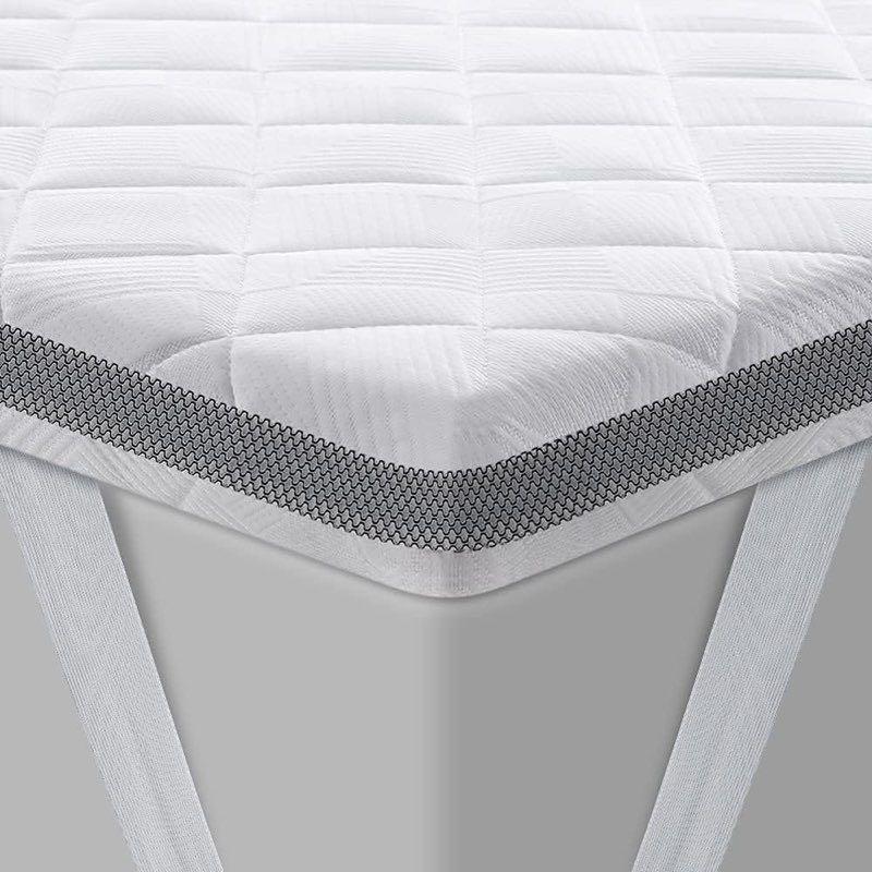 BedStory Topper 200x200cm H5/H6 aus 7,5cm Höhe stüzender Kaltschaumkern