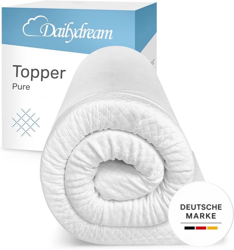 Dailydream Topper 90 × 200 cm Memory Foam, 5 cm