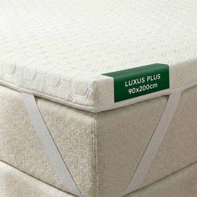 Wendre Visco Matratzentopper 90 × 200 cm, 7 cm, Luxus Plus
